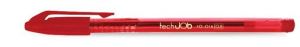 Flexoffice "TechJob" golyóstoll 0,4 mm piros  (FOGT016P / FO-016RED)