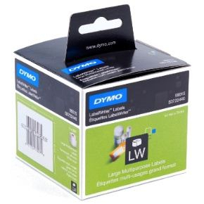 DYMO "LW" Feliratozógép szalag 70x54mm fehér (99015)