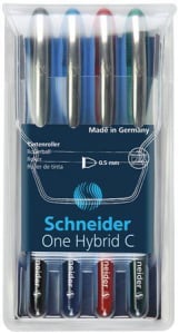 Schneider "One Hybrid C" Rollertoll 0,5 mm 4 szín  (TSCOHC05K4 / 183294)