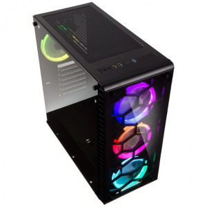 Kolink Observatory RGB táp nélküli ablakos ház fekete