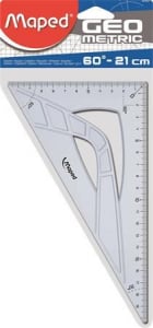 Maped "Geometric" háromszög vonalzó, 60°, 21cm (IMA242621)