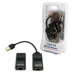 LogiLink USB hosszabbító Cat 5/5e/6 hálózaton  (UA0021D)