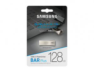 Pen Drive 128GB Samsung BAR Plus USB 3.1 pezsgő-ezüst  (MUF-128BE3)