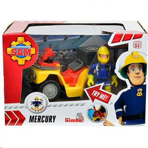 Simba Toys Sam a tűzolt&oacute;: Mercury quad j&aacute;rmű figur&aacute;val (109257657038)