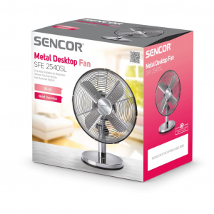 Sencor SFE 2540SL asztali ventilátor 25 cm fém