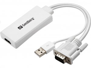 Sandberg VGA+Audio -> HDMI konverter (508-78)