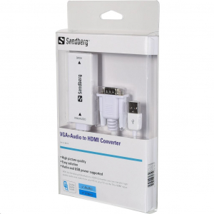 Sandberg VGA+Audio -> HDMI konverter (508-78)