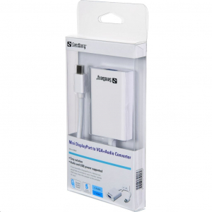 Sandberg Mini DisplayPort > VGA+Audio adapter (509-05)