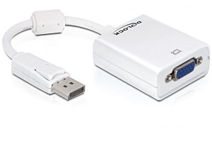 Delock DL61766 Displayport male -> VGA 15tűs female adapter