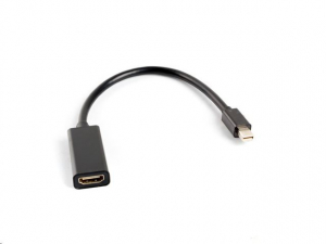 Lanberg mini DisplayPort --> HDMI kábel 20cm (AD-0005-BK)
