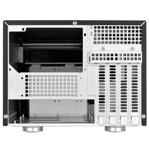 Silverstone Sugo SG11 táp nélküli Cube ház fekete (SST-SG11B)