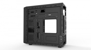 AIO Vigeo TMQ01 Hairline Black Bezel táp nélküli MicroATX ház fekete (TMQ0102)