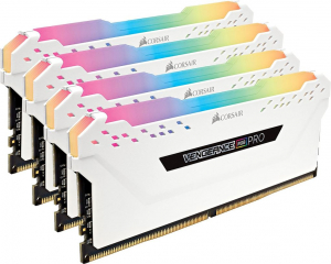 32GB 3600MHz DDR4 RAM Corsair Vengeance RGB PRO CL18 (4x8GB) (CMW32GX4M4C3600C18W)