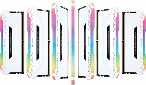 32GB 3600MHz DDR4 RAM Corsair Vengeance RGB PRO CL18 (4x8GB) (CMW32GX4M4C3600C18W)