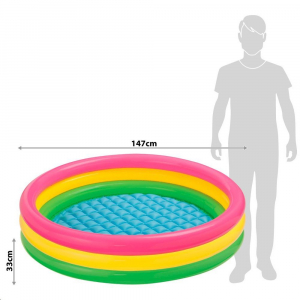 Intex Színes felfújható gyerekmedence (57422NP)