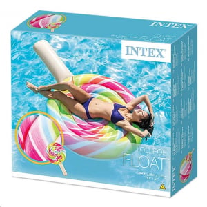 Intex Színes nyalóka felfújható matrac 208x135cm (58753EU)