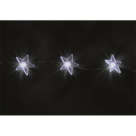 Somogyi KAF 48L LED-es fényfüggöny csillag dekor 1.5x1m hideg fehér