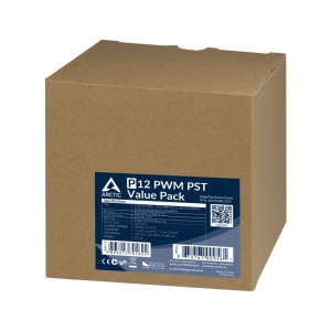 Arctic P12 PWM PST Value Pack ház hűtő ventilátor 12cm fekete-fekete (5db) (ACFAN00137A)