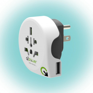 Somogyi Utazóadapter, "World to USA" USB (1.100150)
