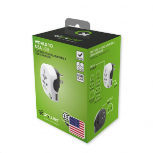 Somogyi Utazóadapter, "World to USA" USB (1.100150)