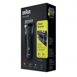 Braun Series 3 300s elektromos borotva fekete