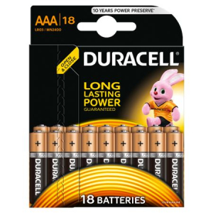 Duracell Basic DL Alkáli mini Ceruzaelem AAA 18db (MN2400B18)