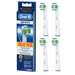 Braun Oral-B EB18-4 3d White pótfej (4db)