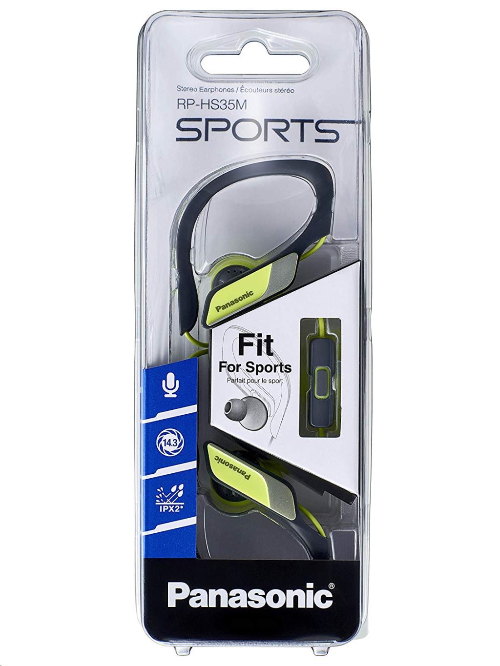 Panasonic RP-HS35ME-Y sport fülhallgató lime
