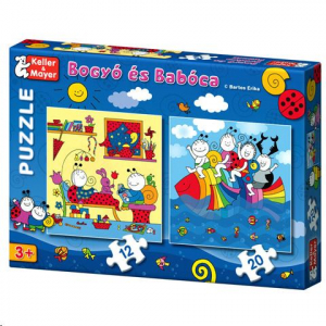 Keller & Mayer Bogyó és Babóca Szivárványhal 12 és 20 db-os puzzle (713175)