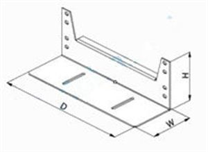 Conteg tartó sínpár 700mm (CDP-DU-700)