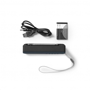 Nedis FM Rádió (USB-port és microSD-kártya nyílás) fekete-szürke (RDFM2100GY)