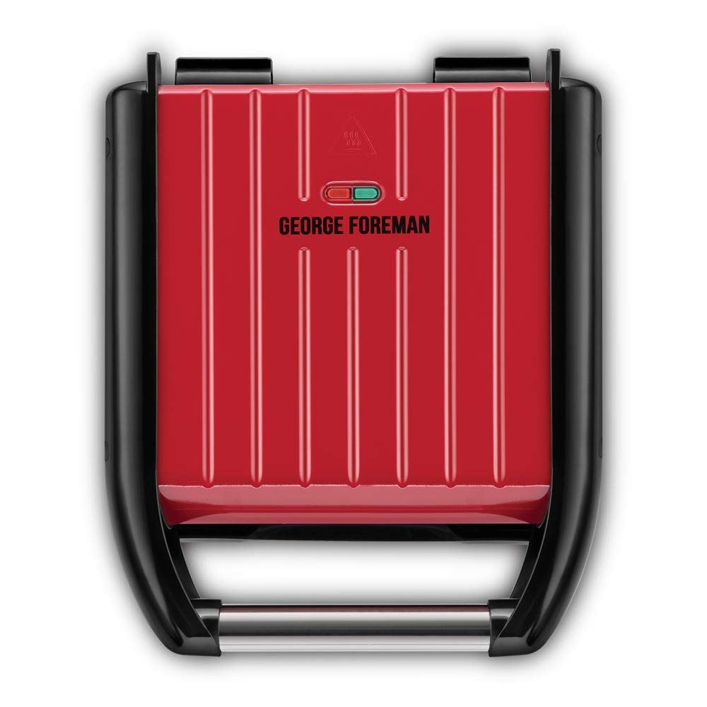 George Foreman 25030-56 Steel kompakt grill piros