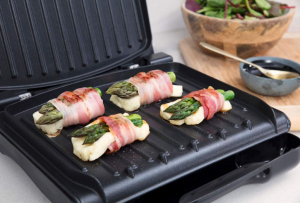 George Foreman 25030-56 Steel kompakt grill piros