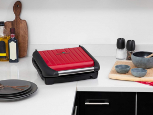 George Foreman 25040-56 Steel Red grill | Medium