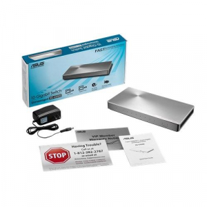 Asus XG-U2008 vezetékes 2 port-10G 8 port-Gigabit Switch (90IG0020-BM3000)
