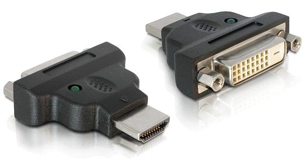 Delock DL65020 HDMI male -> DVI-25tűs female adapter