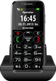 Evolveo EasyPhone EP-500 GSM mobiltelefon időseknek fekete