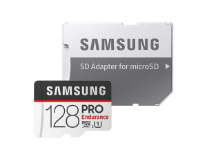 128GB microSDXC Samsung PRO Endurance U1 + adapter  (MB-MJ128GA/EU)
