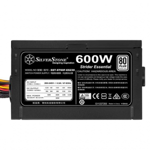 Silverstone 600W Essential Series tápegység (SST-ST60F-ES230)