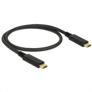 Delock 83661 USB 3.1 Gen 2 (10 Gbps) Type-C összekötő kábel, 1m, 3A, E-Marker