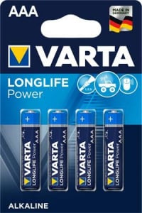 Varta Longlife Power alkáli Mni ceruzaelem AAA 1.5 V (4db/csomag)  (4903121414)