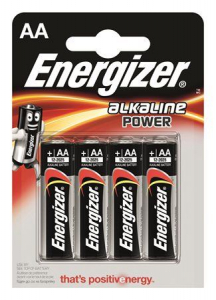 Energizer Alkaline Power AA ceruzaelem (4db/csomag)  (E300132901/E300132900)