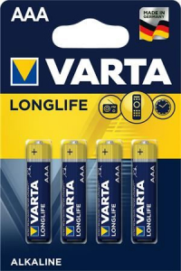 Varta Longlife alkáli elem AAA 1.5 V (4db/csomag) (4103101414)