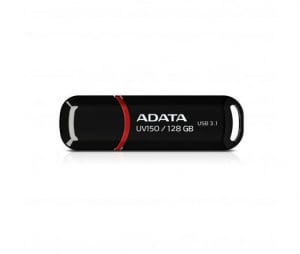 Pen Drive 128GB ADATA UV150 fekete USB 3.1 (AUV150-128G-RBK)