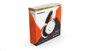 SteelSeries Arctis 3 7.1 (2019 Edition) Surround Sound mikrofonos fejhallgató fehér (61506)
