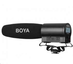 Boya Audio BY-DMR7 videomikrofon beépített felvevővel