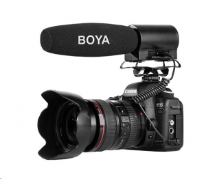 Boya Audio BY-DMR7 videomikrofon beépített felvevővel