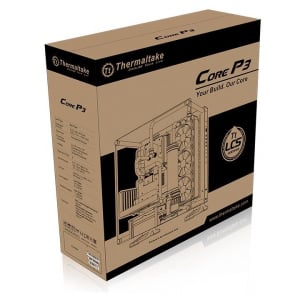 Thermaltake Core P3 Tempered Glass Edition táp nélküli Open Frame ház (CA-1G4-00M1WN-06)