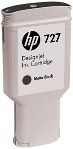 HP 727 300 ml-es DesignJet tintapatron matt fekete (C1Q12A)