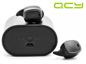QCY T1PRO sztereo Bluetooth TRUE WIRELLESS headset dokkolóval fekete (T1PROBK)